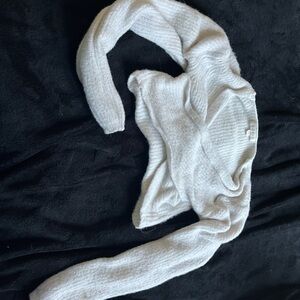 Cozy White Knit Sweater